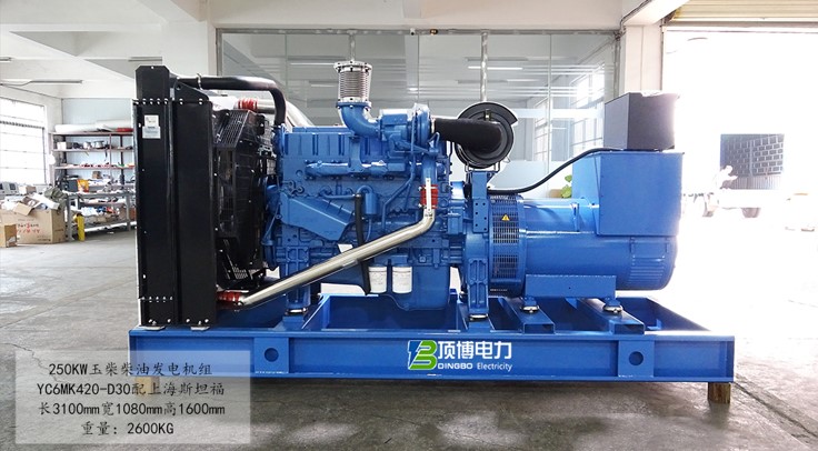 250kw玉柴柴油發電機組